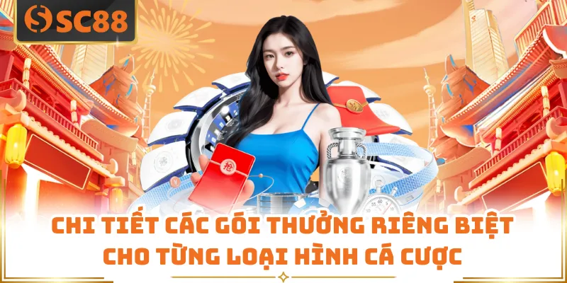 Khuyến Mãi SC88 Bùng Nổ Quà Khủng Chào Đón Tân Thủ 2026 5 Chi tiết các gói thưởng riêng biệt cho từng loại hình cá cược