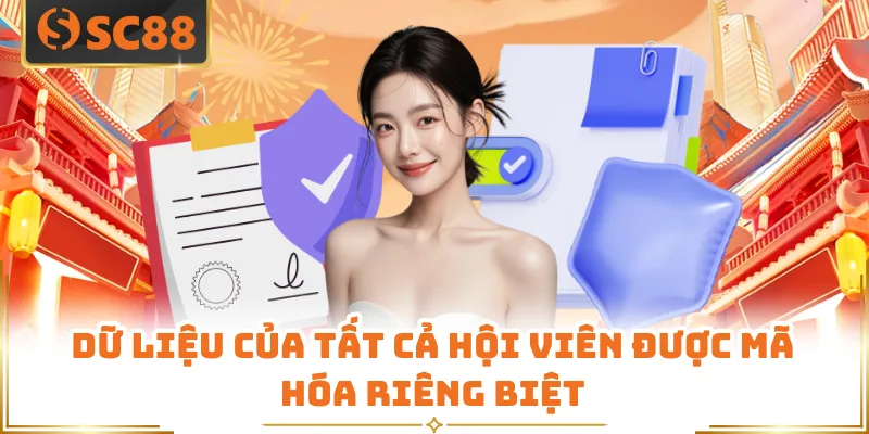 Chính Sách Bảo Mật SC88 - Quy Định An Toàn Quyền Lợi Hội Viên 5 Dữ liệu của tất cả hội viên được mã hóa riêng biệt